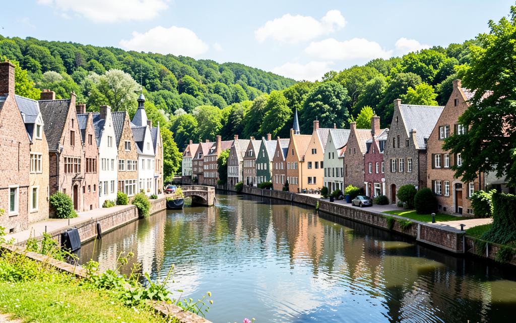 Landschaft in der Region Belgien & Ardennen