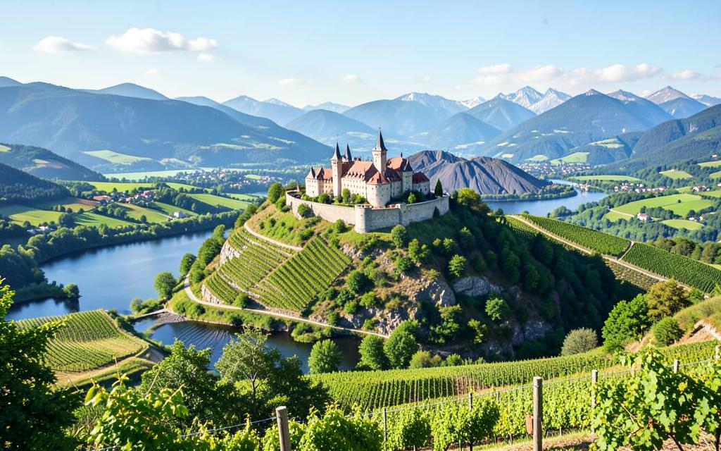 Landschaft in der Region Eifel, Mosel & Saarland